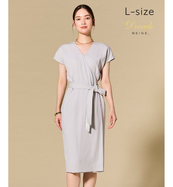 BEIGE,「【Lsize・セットアップ対応】CINDY / ラップドレス」|ワンピース|L.Gray