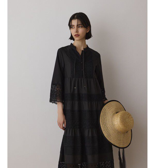 GRACE CONTINENTAL「レースコンビワンピース」|ワンピース|