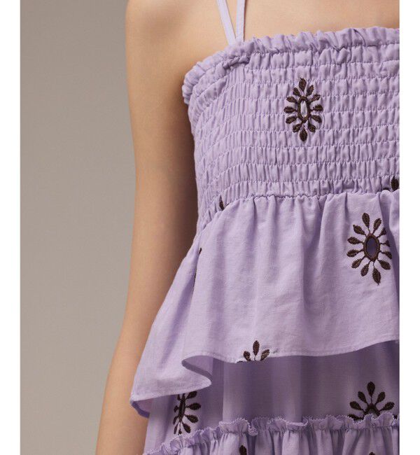 GRACE CONTINENTAL「カットワークマキシドレス」|ワンピース|