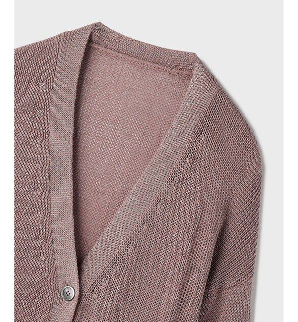 GRACE CONTINENTAL「ラメルーズニットカーディガン」|カーディガン|