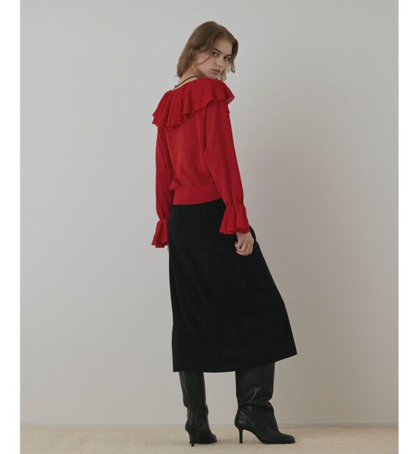 Diagram「フリルニットカーディガン」|カーディガン|