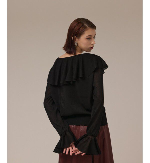 Diagram「フリルニットカーディガン」|カーディガン|