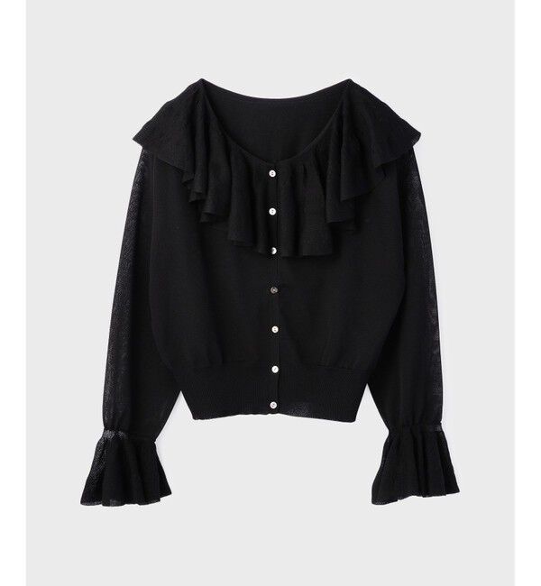 Diagram「フリルニットカーディガン」|カーディガン|