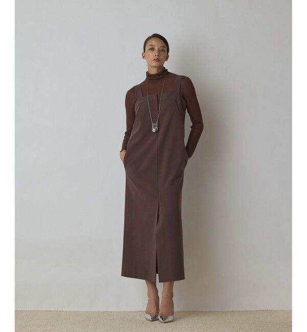 Diagram「スーツ地ジャンパ－スカート」|ジャンパースカート|ブラウン