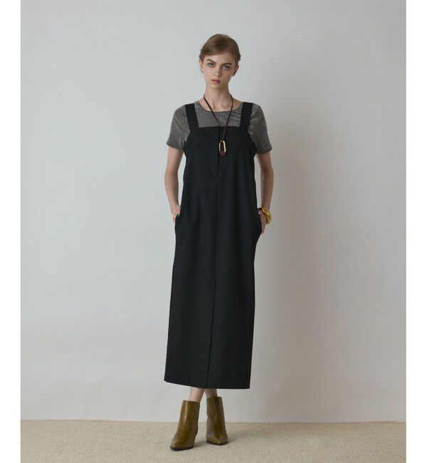 Diagram「スーツ地ジャンパ－スカート」|ジャンパースカート|ブラック