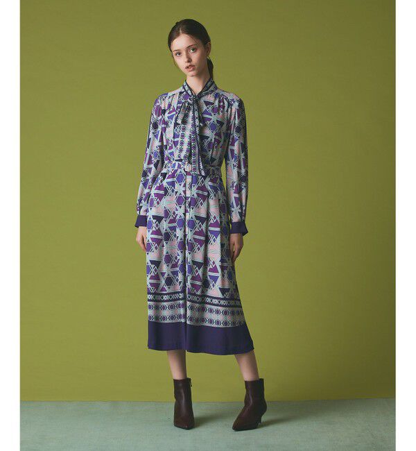 Grace Class「キカボウタイドレス」|ワンピース|パープル