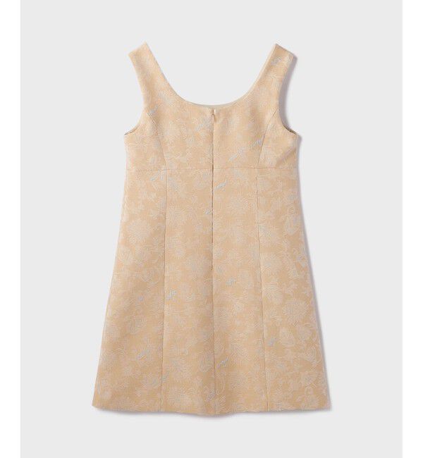 GRACE CONTINENTAL「サラサジャガードミニワンピース」|ワンピース|