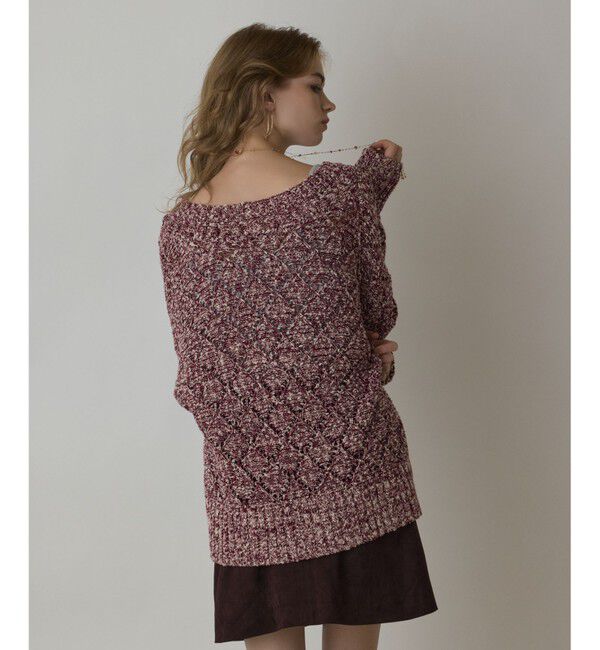 GRACE CONTINENTAL「オーバーニットカーディガン」|カーディガン|