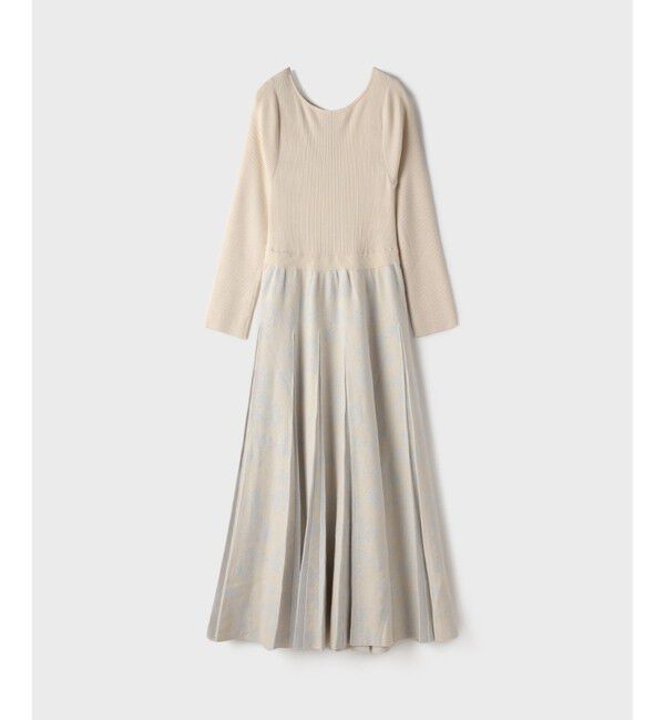 GRACE CONTINENTAL「ラメモールニットジャガードワンピース」|ワンピース|