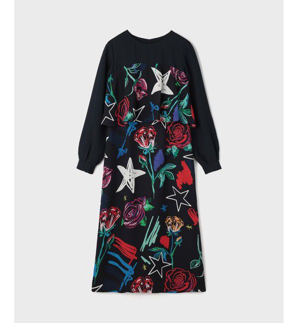 Grace Class「プリントコンビドレス」|ワンピース|