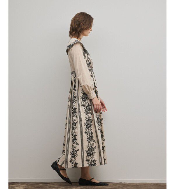 GRACE CONTINENTAL「パターン刺繍ワンピース」|ワンピース|