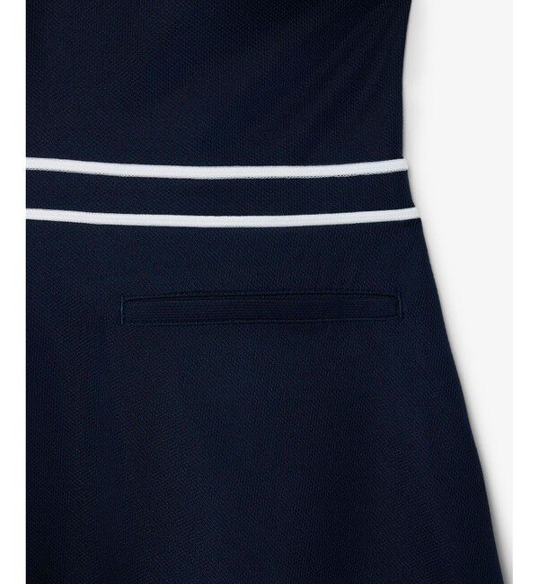 LACOSTE「ウルトラドライ鹿の子地ポロドレス」|ワンピース|