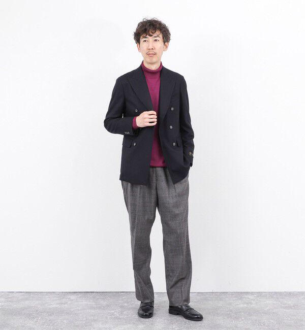 NOLLEY'S goodman「《ビジカジ対応》尾州 WOOL W JACKET 25AW」|テーラードジャケット|