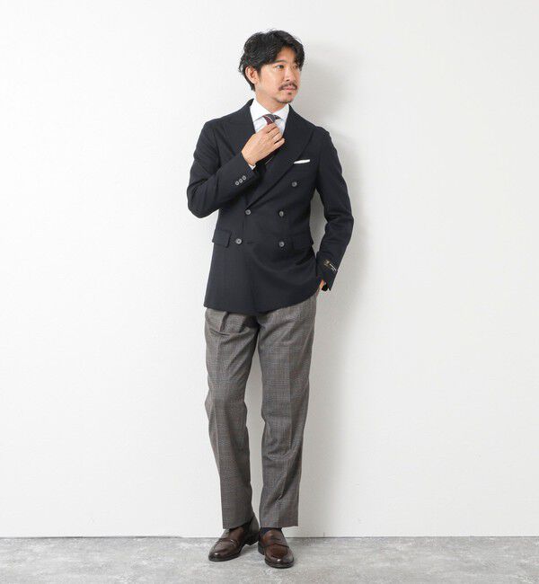 NOLLEY'S goodman「《ビジカジ対応》尾州 WOOL W JACKET 25AW」|テーラードジャケット|