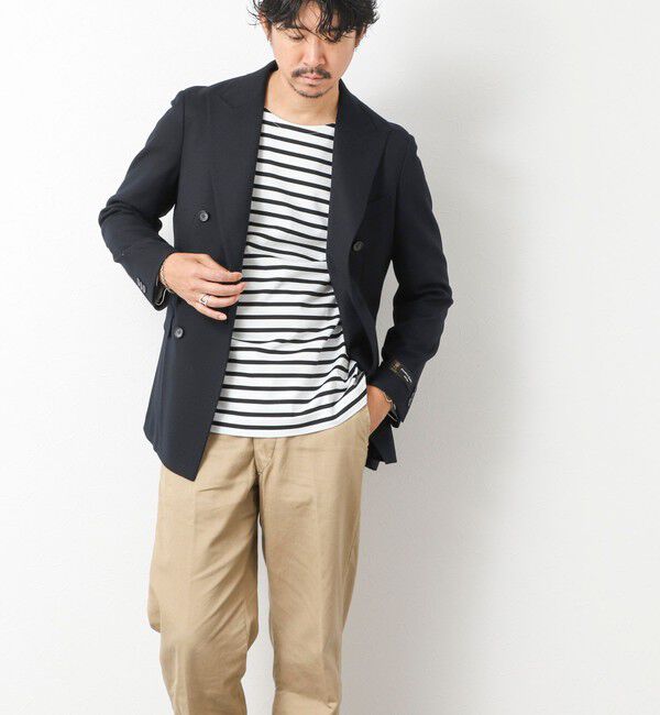 NOLLEY'S goodman「《ビジカジ対応》尾州 WOOL W JACKET 25AW」|テーラードジャケット|