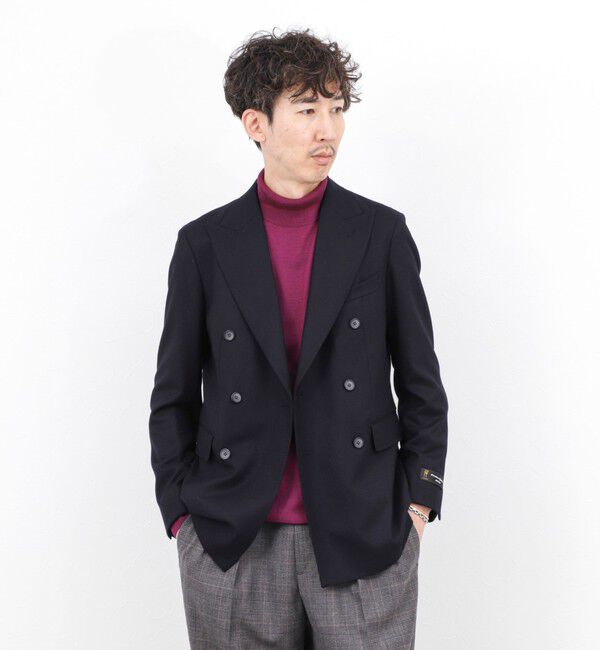 NOLLEY'S goodman「《ビジカジ対応》尾州 WOOL W JACKET 25AW」|テーラードジャケット|