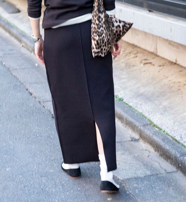 NOLLEY'S「《手洗い可能》《セットアップ対応》スウェットライク2WAYニットスカート」|スカート|