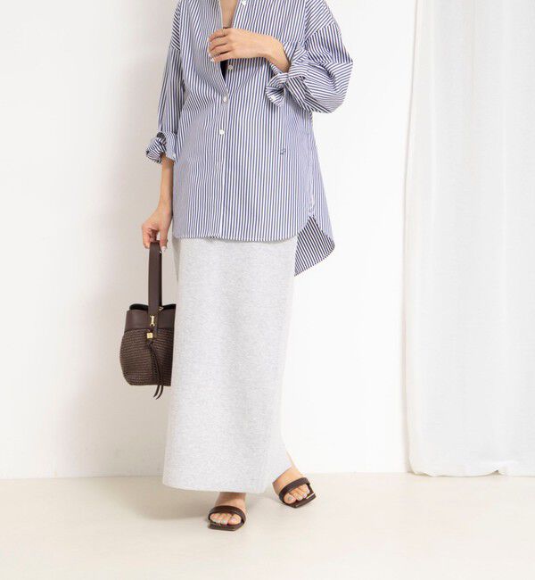 NOLLEY'S「《手洗い可能》《セットアップ対応》スウェットライク2WAYニットスカート」|スカート|