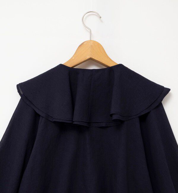 NOLLEY'S「ウォッシャブルラッフルカラーブラウス」|シャツ・ブラウス|