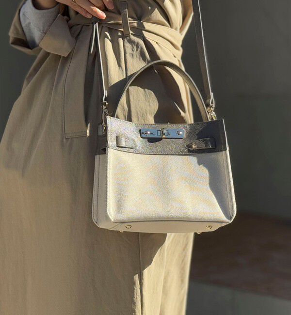 NOLLEY'S「HINERI　キャンバスコンビS」|ショルダー・メッセンジャー|グレー系1