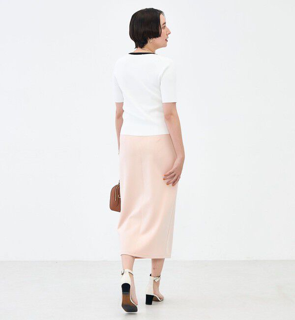 NOLLEY'S sophi「《アンサンブル対応》《手洗い可能》マルチファンクション5分袖プルオーバー」|ニット・セーター|