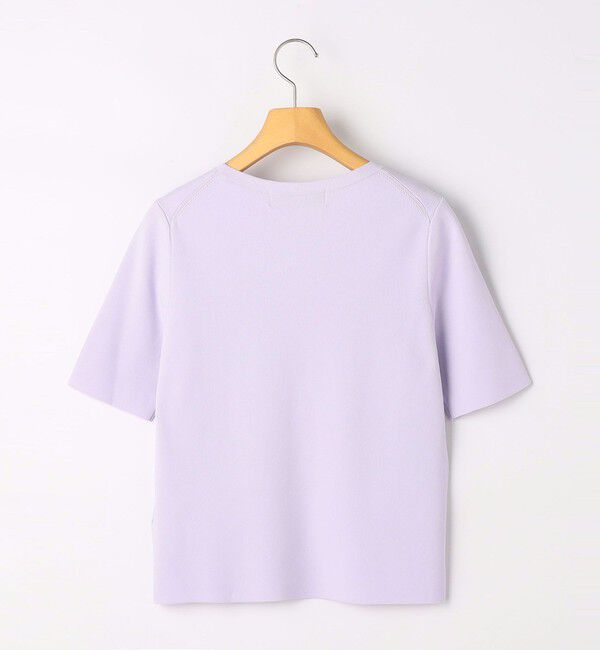 NOLLEY'S sophi「《アンサンブル対応》《手洗い可能》マルチファンクション5分袖プルオーバー」|ニット・セーター|