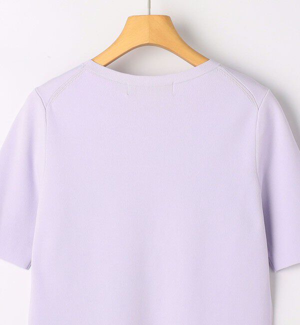 NOLLEY'S sophi「《アンサンブル対応》《手洗い可能》マルチファンクション5分袖プルオーバー」|ニット・セーター|