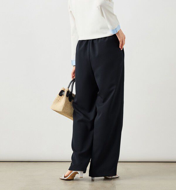 NOLLEY'S sophi「NEW morisachi《セットアップ対応》ウォッシャブルストレッチツイルイージーワイドパンツ」|その他|