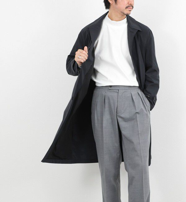 NOLLEY'S goodman「《ビジカジ対応》【ダントツ撥水】ステンカラーコート 26SS」|ステンカラーコート|