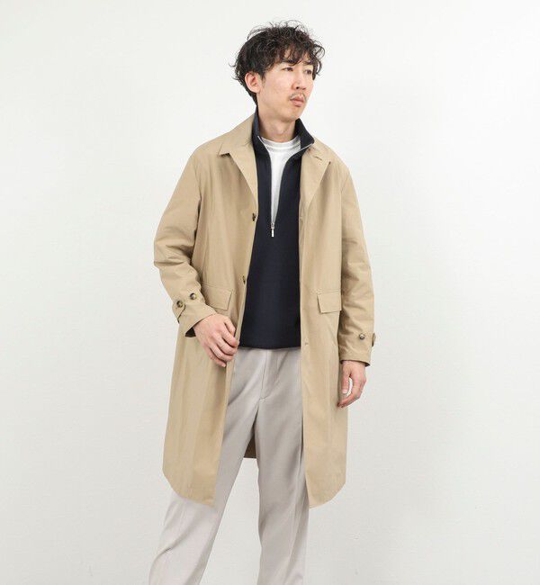 NOLLEY'S goodman「《ビジカジ対応》【ダントツ撥水】ステンカラーコート 26SS」|ステンカラーコート|