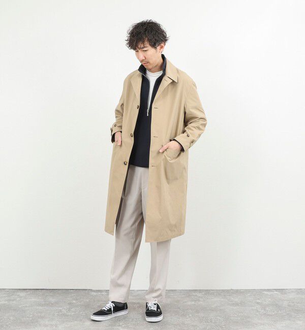 NOLLEY'S goodman「《ビジカジ対応》【ダントツ撥水】ステンカラーコート 26SS」|ステンカラーコート|