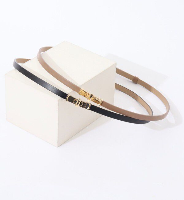 NOLLEY'S「スリムヒネリスライドベルト」|ベルト|