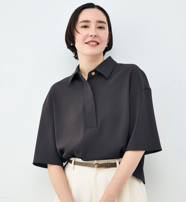 NOLLEY'S「《セットアップ対応》ウォッシャブルイージーツイルシャツ」|シャツ・ブラウス|