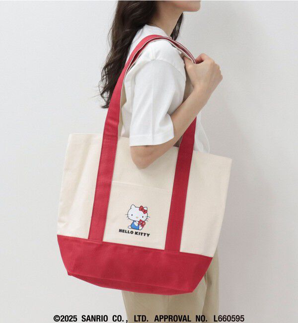 fredy emue「【HELLO KITTY meet FREDY emue】 プリントミディアムトートバッグ」|トートバッグ|