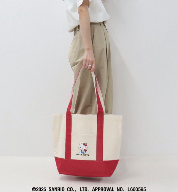 fredy emue「【HELLO KITTY meet FREDY emue】 プリントミディアムトートバッグ」|トートバッグ|