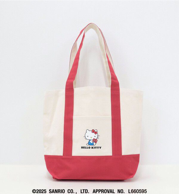 fredy emue「【HELLO KITTY meet FREDY emue】 プリントミディアムトートバッグ」|トートバッグ|