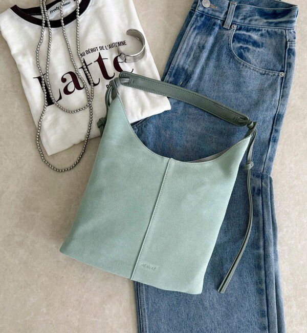 fredy emue「スエード結びハンドルワンショルバッグ」|ショルダー・メッセンジャー|