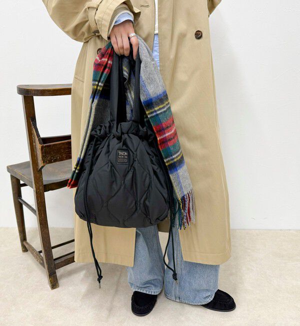 fredy emue「【TAION/タイオン】MILITARYダウントートバッグ M」|トートバッグ|ブラック