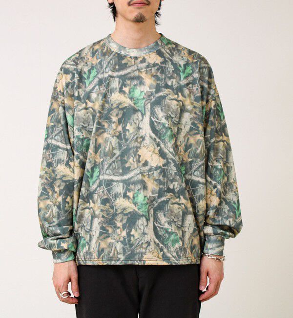 GLOSTER「【無地/リアルツリーカモ】ミニ裏毛 裾ドロストスウェット」|スウェット・ジャージ|