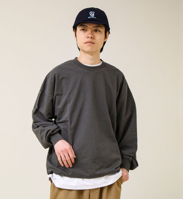 GLOSTER「【無地/リアルツリーカモ】ミニ裏毛 裾ドロストスウェット」|スウェット・ジャージ|