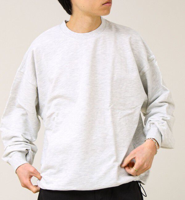 GLOSTER「【無地/リアルツリーカモ】ミニ裏毛 裾ドロストスウェット」|スウェット・ジャージ|