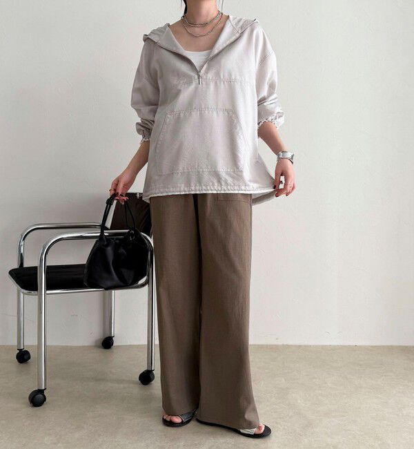 fredy emue「ストライプアノラックシャツブルゾン」|シャツ・ブラウス|