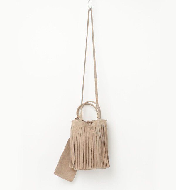fredy emue「【AULENTTI/オーレンティ】 フリンジミニトートバッグ」|ショルダー・メッセンジャー|
