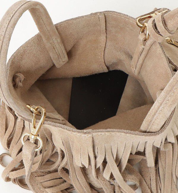 fredy emue「【AULENTTI/オーレンティ】 フリンジミニトートバッグ」|ショルダー・メッセンジャー|