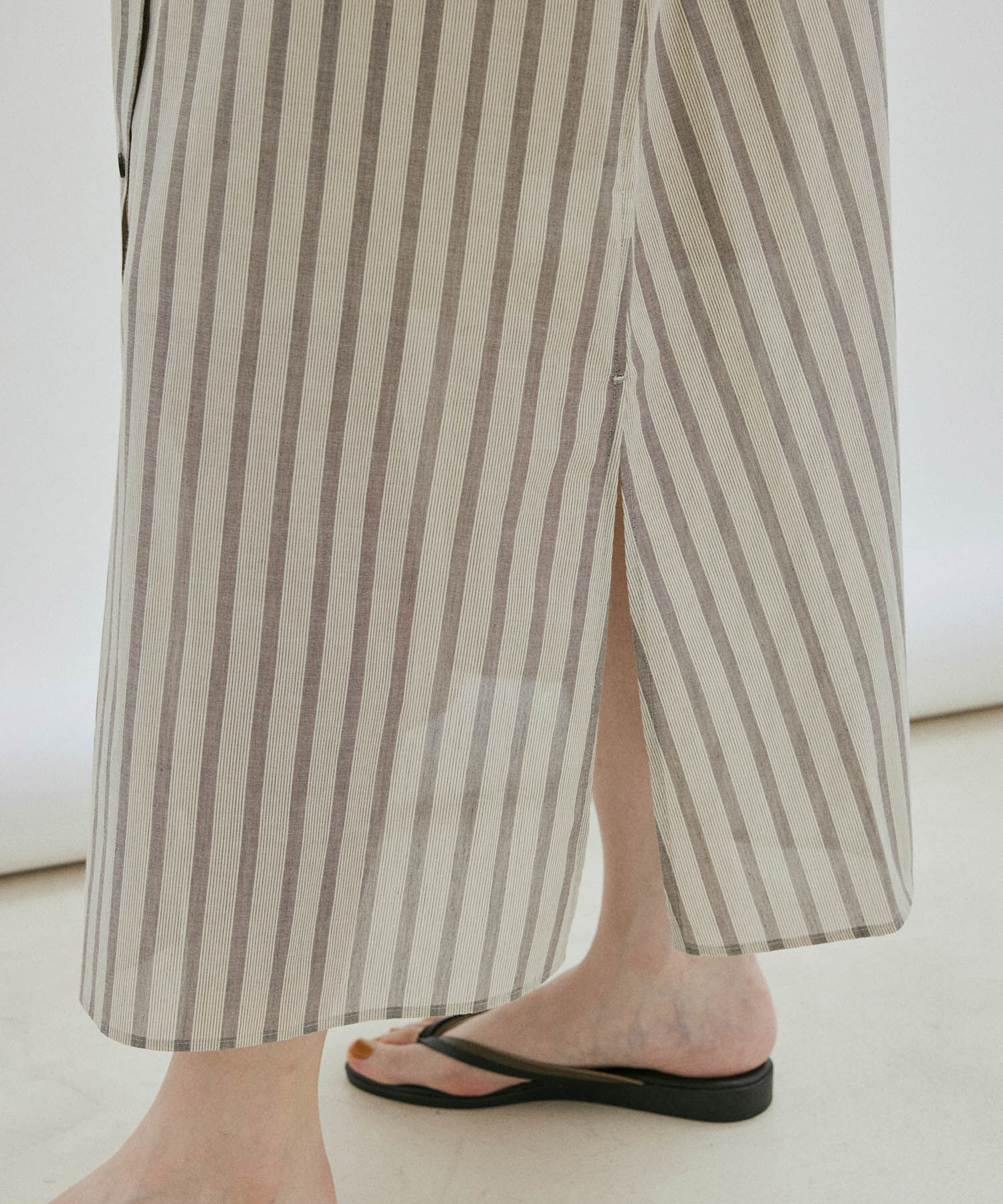 SALON adam et rope'「ワッシャーローンシャツワンピース / 無地・ストライプ」|その他|