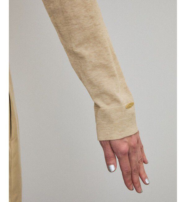 SALON adam et rope'「ハイツイストコットンVネックカーディガン」|カーディガン|