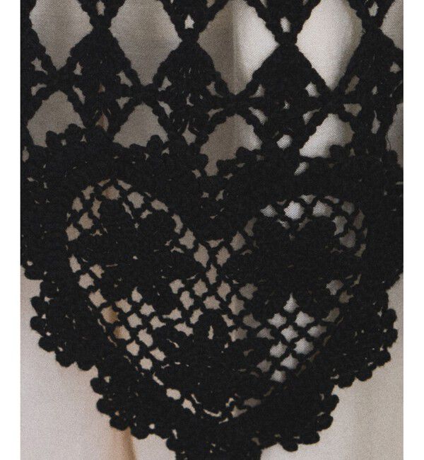 SALON adam et rope'「クロシェニットワンピース」|ワンピース|