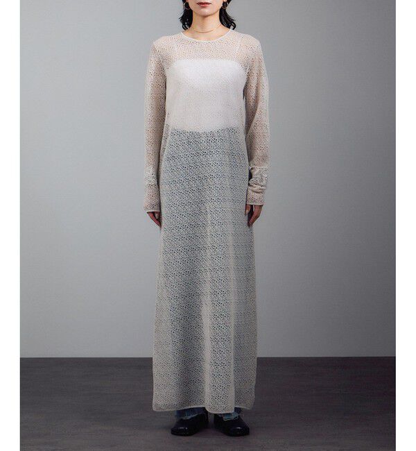 SALON adam et rope'「レースシアーワンピース」|ワンピース|