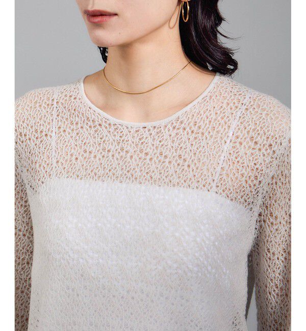 SALON adam et rope'「レースシアーワンピース」|ワンピース|