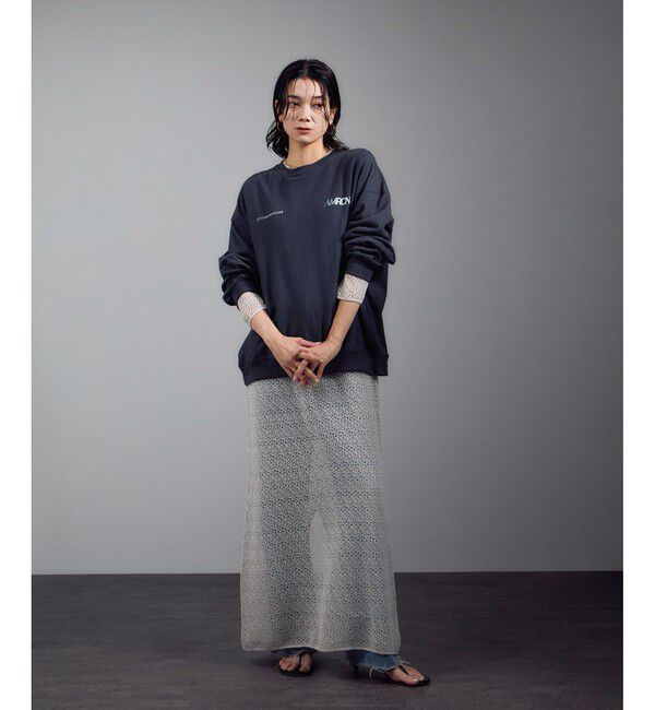 SALON adam et rope'「レースシアーワンピース」|ワンピース|